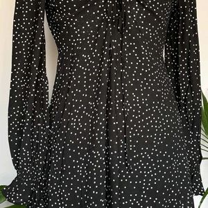 Korean Aesthetic Polka Dot Dress