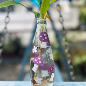 Painted Bottle for Plants