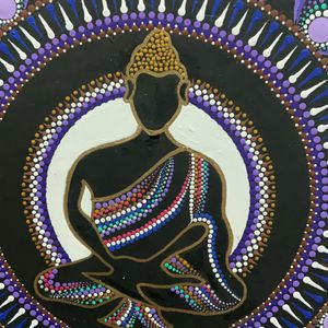 Budha Dot Art Mandala HANDMADE