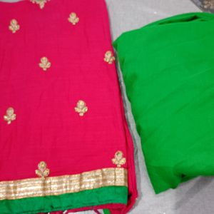 Women Pure Cotton Patiyala Suit