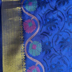 Art Silk Saree With Readymade Blouse