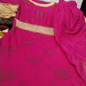 Very Low Price Anarkali Gown With Palazzo 😍