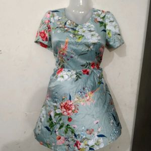 Flower Print Dress