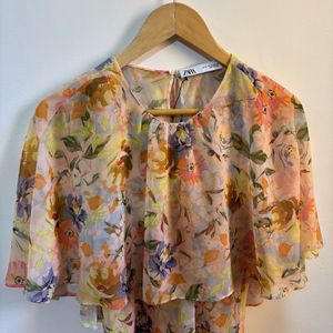 Zara Floral Top