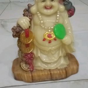 Unused Feng Shui Marble Idol With Radiant Glow