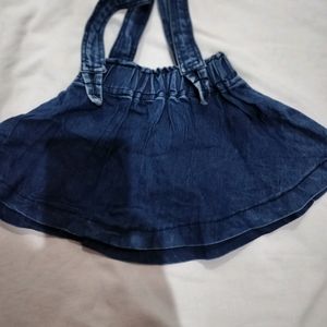 Denim Skirt With Tshirt