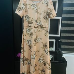 Light Pink Peach Colour Dress