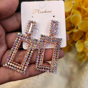 Golden Grace Fancy Earrings 🌸 /JewelleryCo Hub