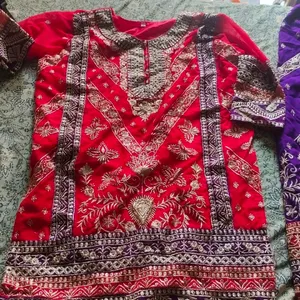 Multicolour Pakistani 3d Suit