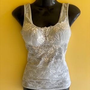 Camisole With Bra Attached Inside