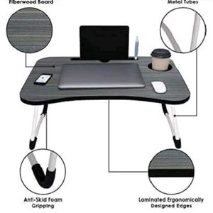 Foldable Wooden Laptop Study Office WFH Table