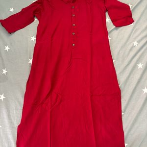 Maroon Women’s Kurta