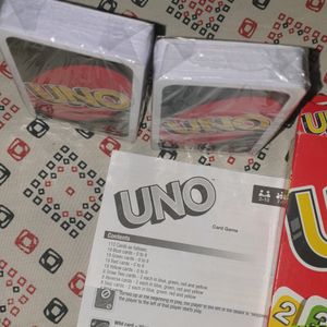 Uno Original Metallic Cards New