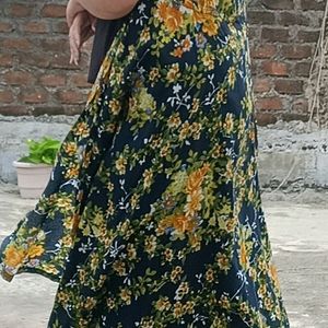 Floral Print Shrug For Women