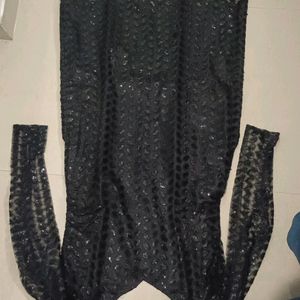 XXL Black Elegant Full Sleeves Top Unused