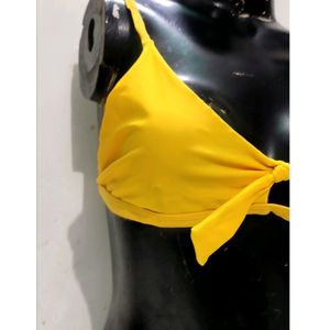 Stylish Yellow Bra For women's