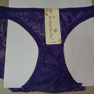 💜Women Silk Seamless Net Brief