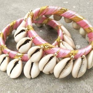 Shell Bangles 💜💚