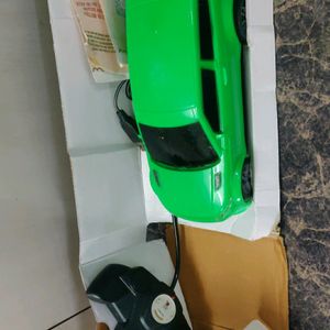 Green Colour Remote Car For Kids  Good Working