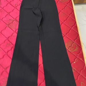 Black Formal Flared Trouser