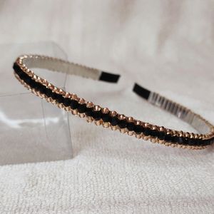 Crystal Hairbands With Golden Borders