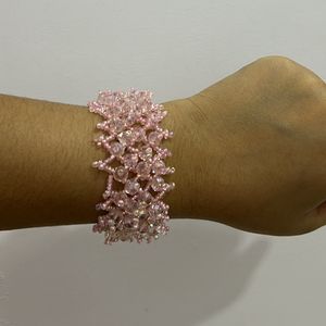 Pink Beads Bracelet - Festive Charm for Women