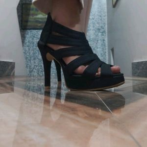 Black Platform Heel