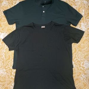 2 Pair Of Black Tshirt