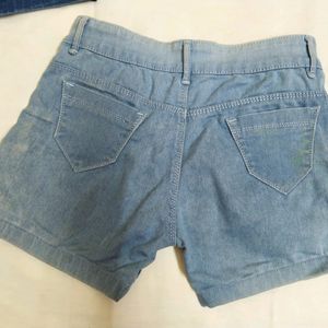Combo Of Two Shorts For Women