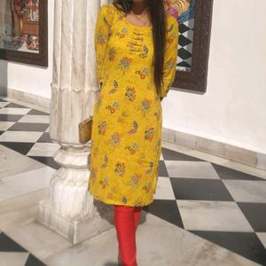 Yellow Kurti