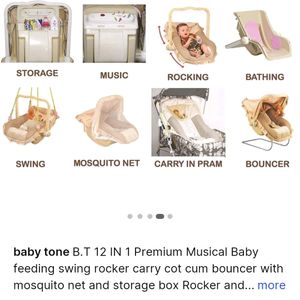 Low Price Carry Cot Cum Bouncer 12 In 1/ Carrier