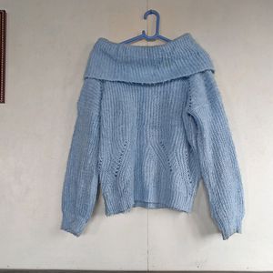 Blue Woollen Sweater