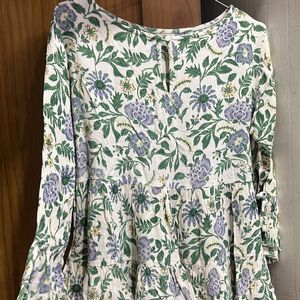 Floral Peplum Top