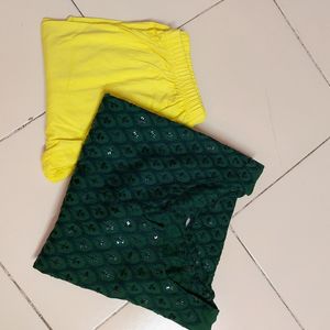 Chickenkari Kurti With Leggings