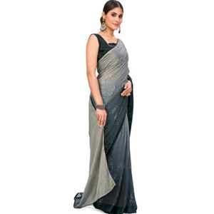 Sequence 2/3 Shade Color Saree