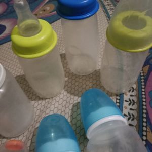 8 Milk Bottles