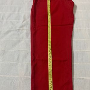 Blood Red Kashmiri 2pc Suit Pant