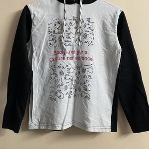 Black And White Hoodie (women’s)