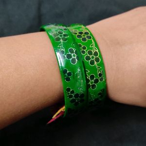 Green And Black Bangles