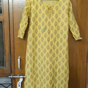 Lime Green Kurti