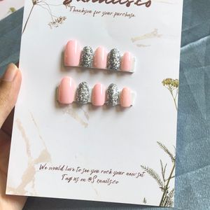 Reusable presson nail set