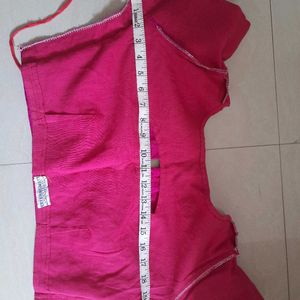 Blouse Pink Blue New. Not Used