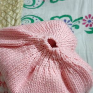 Handmade Baby Pink Cap