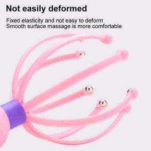 Pink Head Massager Octopus Scalp Pain Relief