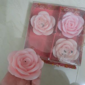 Decorative Floating Candle - Rose