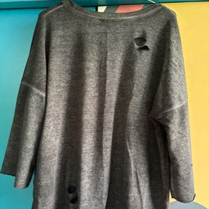 Charcoal Grey Top