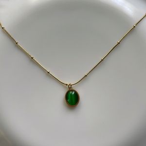 Green Stone Necklace