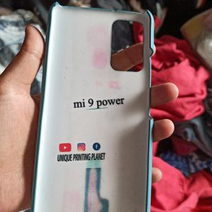 Mi 9 power phone cover panda case