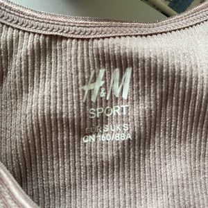 H&M PADDED SPORTS TOP