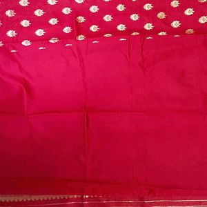 Art Silk Kanchipuram Saree With Blouse